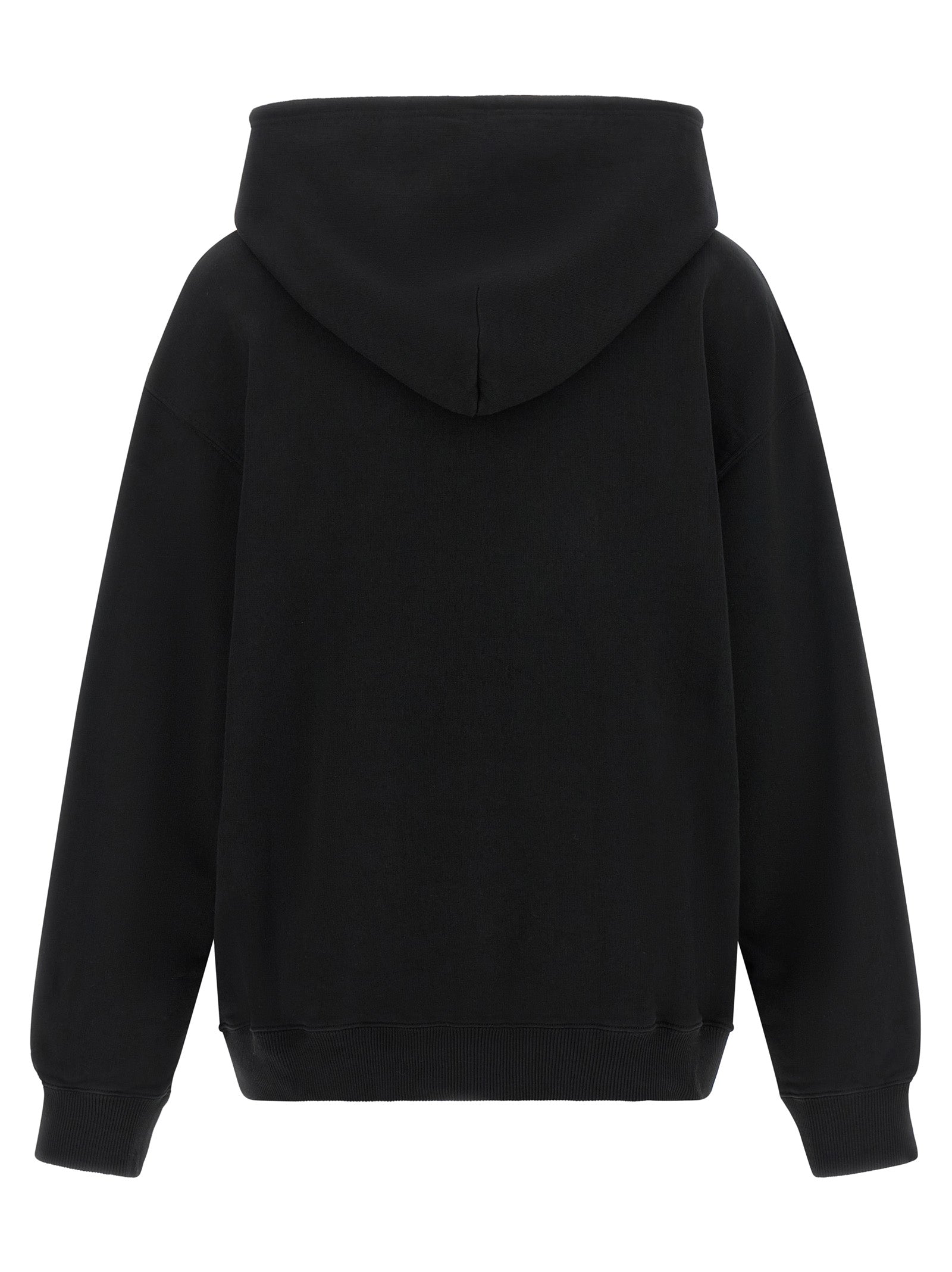 MM6 Maison Margiela Black Cotton Sweatshirt