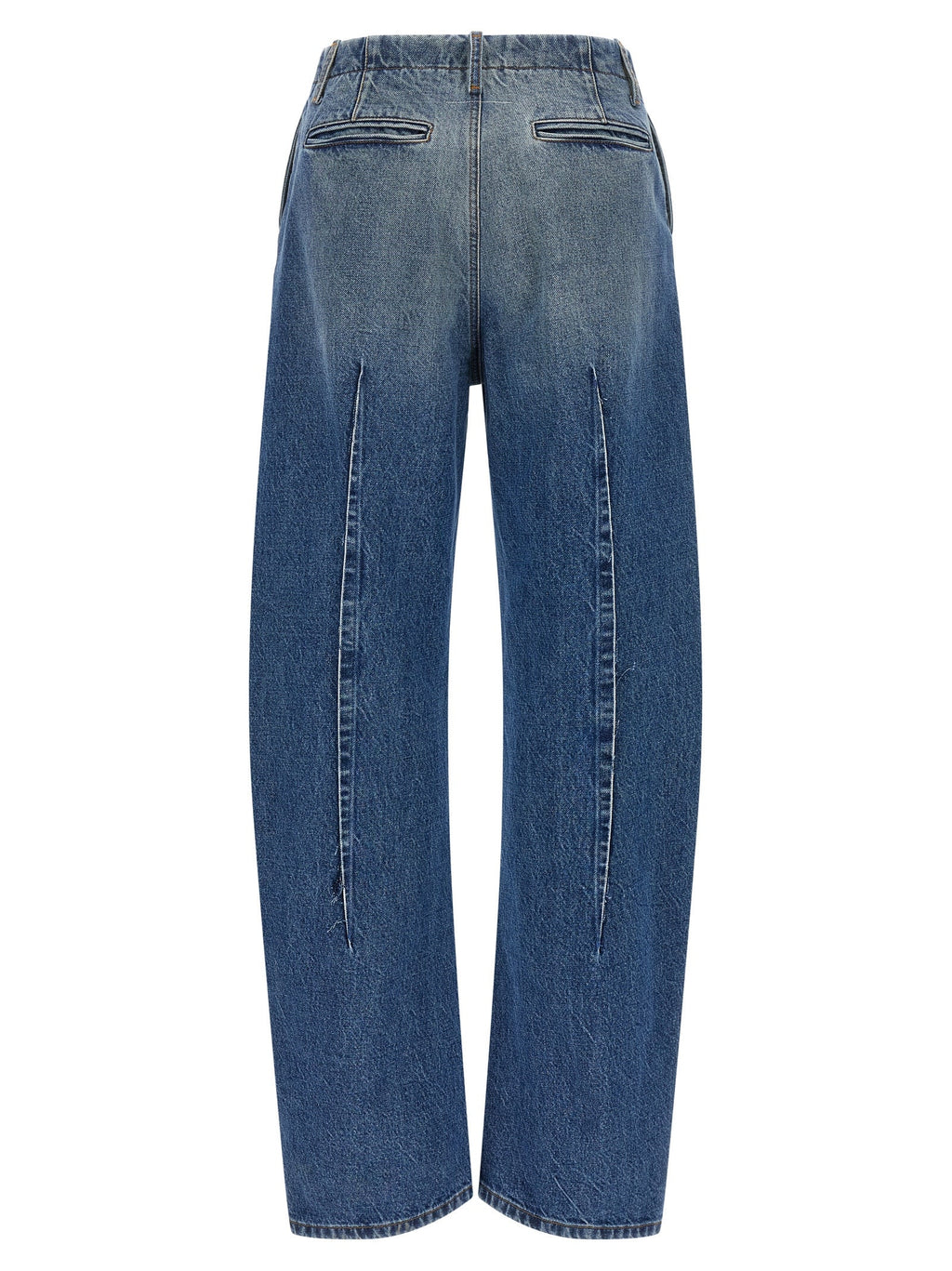 MM6 Maison Margiela Blue Cotton High-Waisted Jean