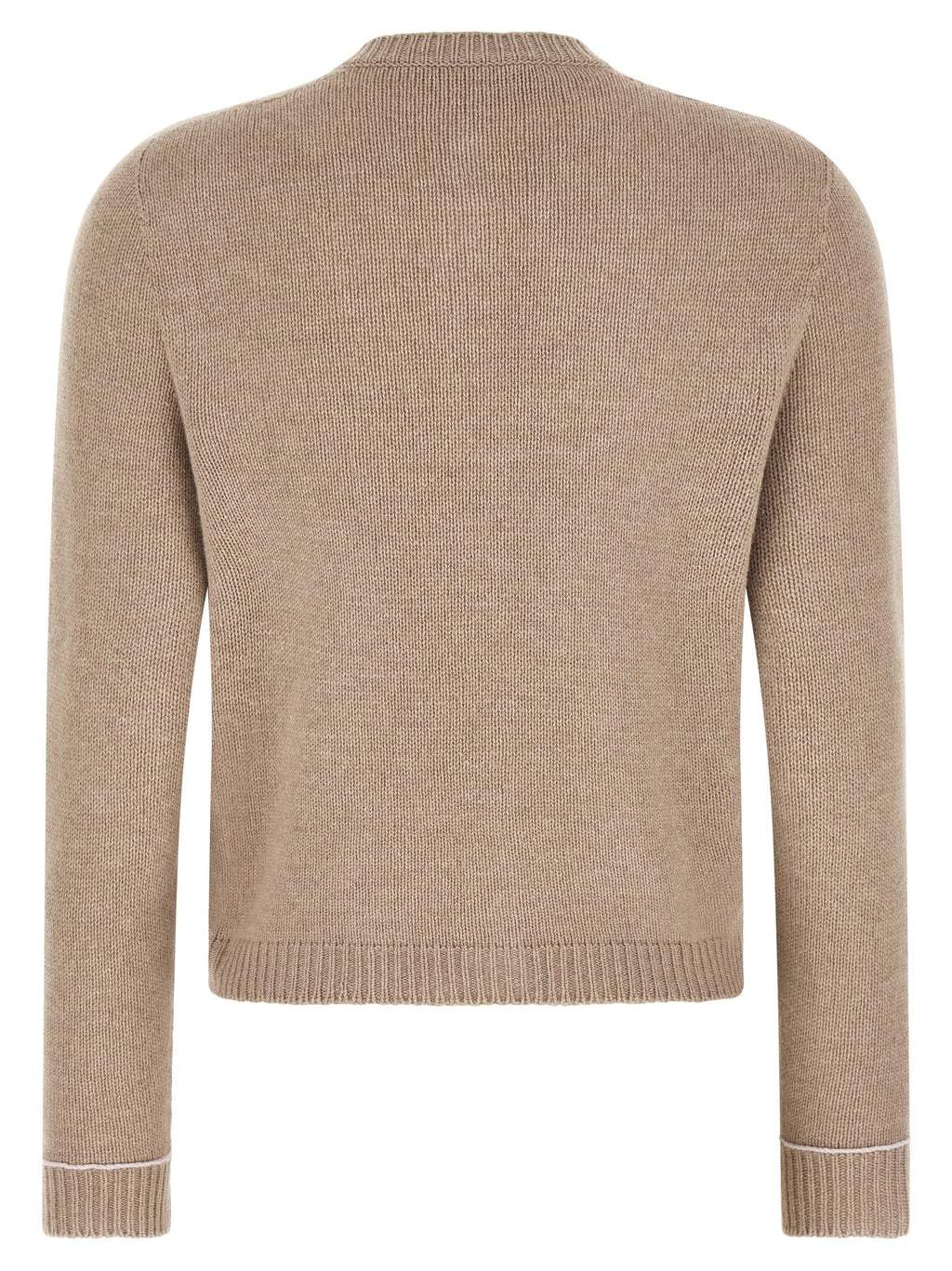 Fabiana Filippi Beige Virgin Wool Cardigan