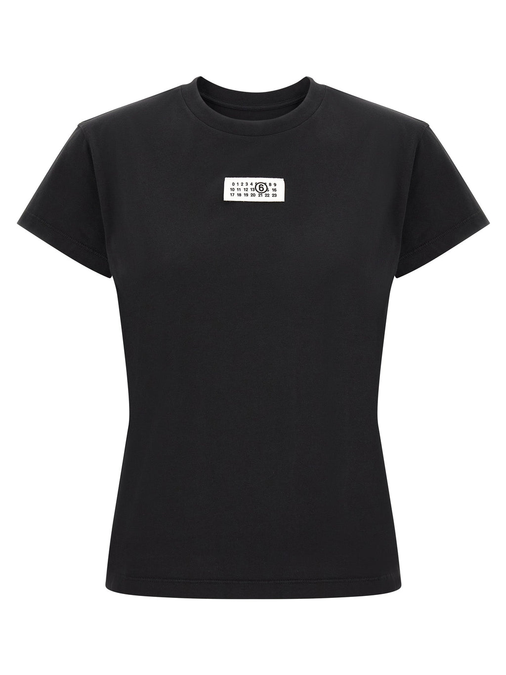 MM6 Maison Margiela Black Cotton T-Shirt