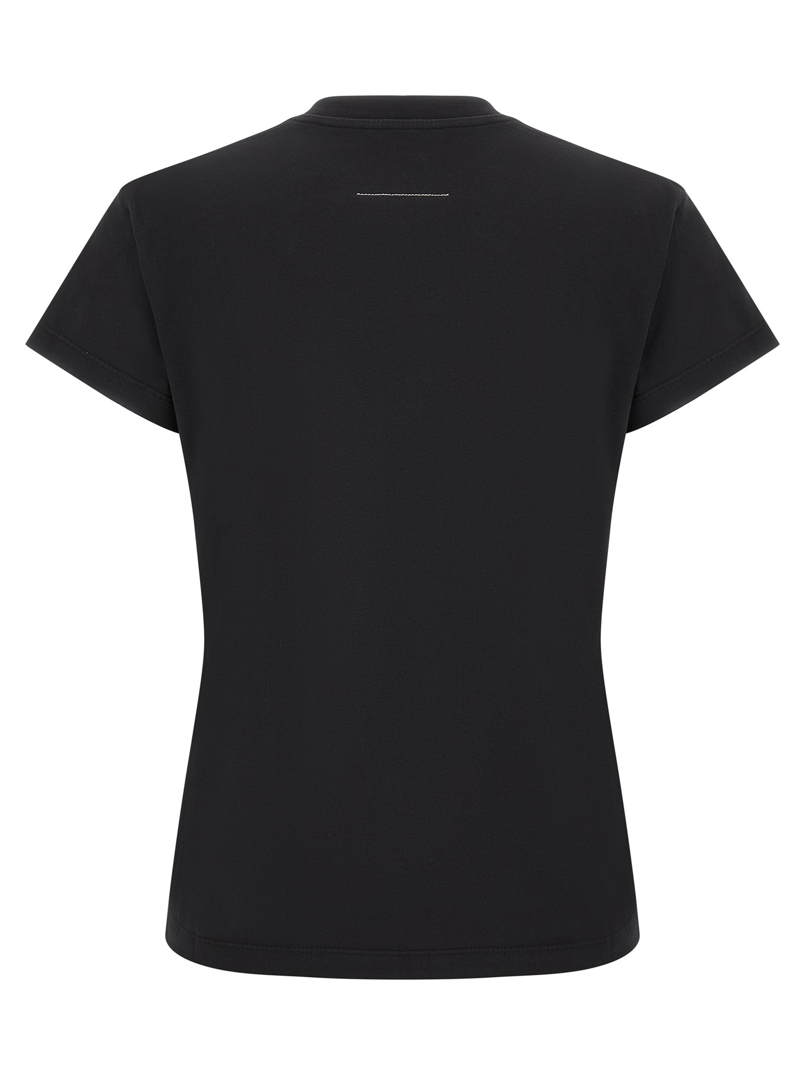 MM6 Maison Margiela Black Cotton T-Shirt