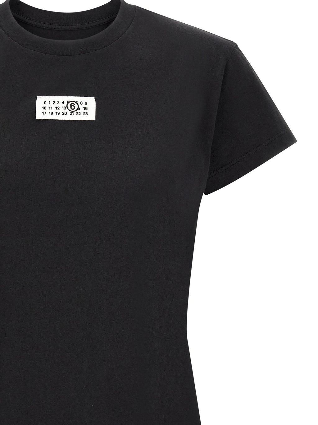 MM6 Maison Margiela Black Cotton T-Shirt