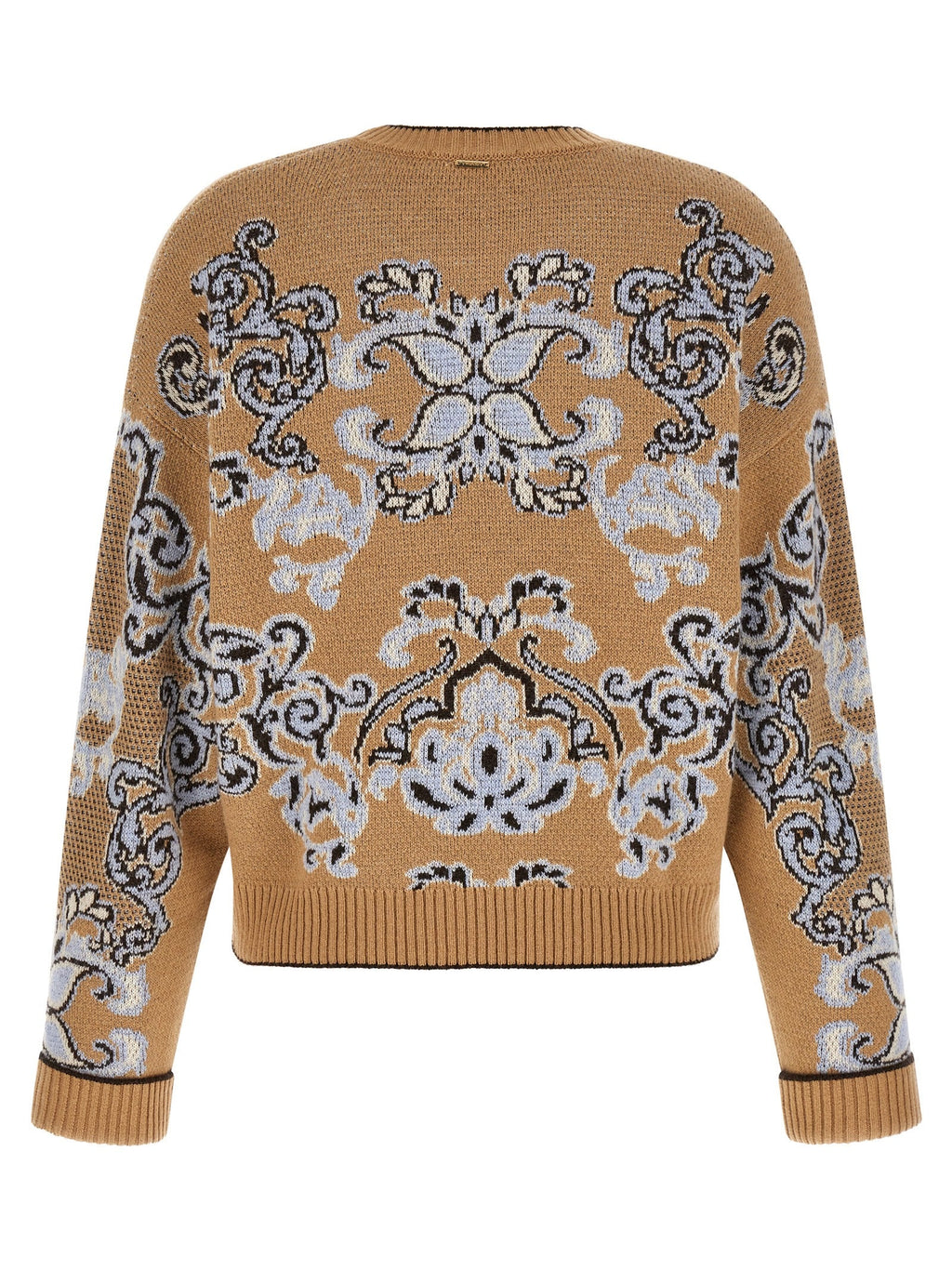 Twinset Brown Wool Cardigan