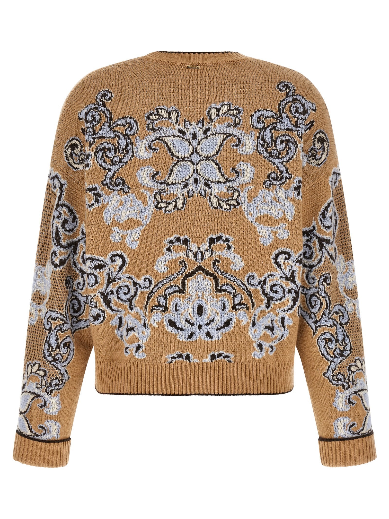 Twinset Brown Wool Cardigan