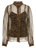 Twinset Brown Polyester Blouse
