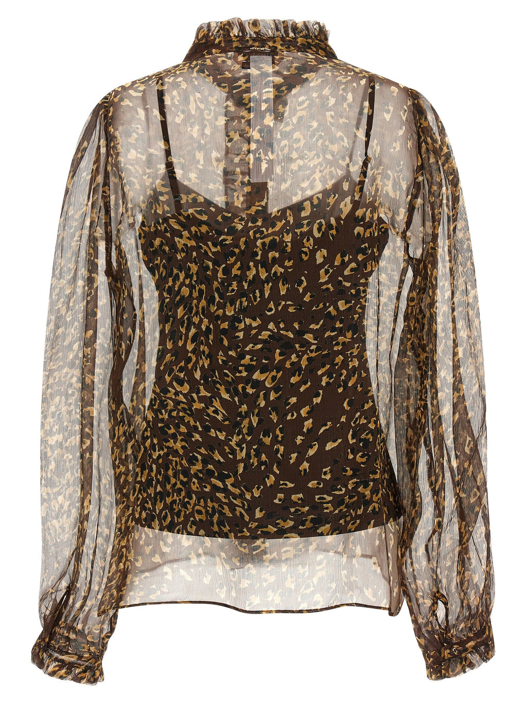 Twinset Brown Polyester Blouse