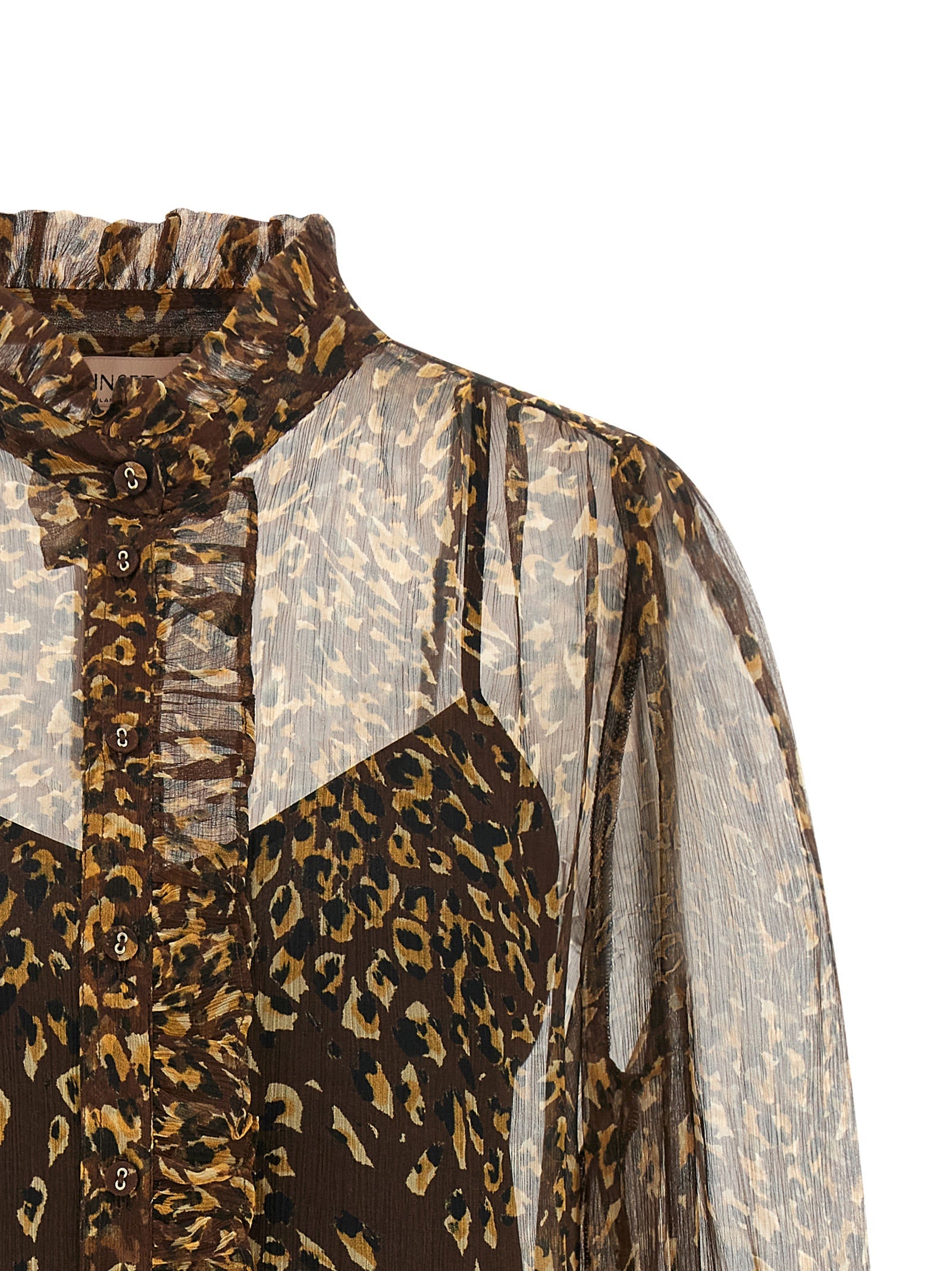 Twinset Brown Polyester Blouse