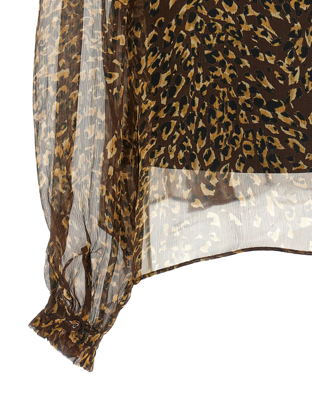 Twinset Brown Polyester Blouse