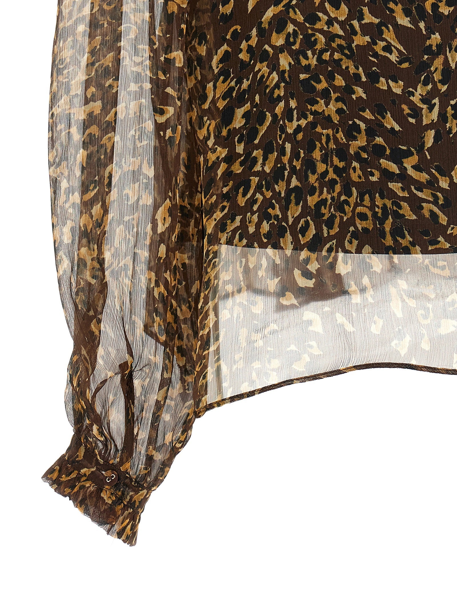 Twinset Brown Polyester Blouse