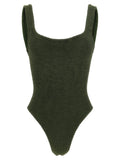 Hunza G Bicolor Polyamide One-Piece Swimsuit