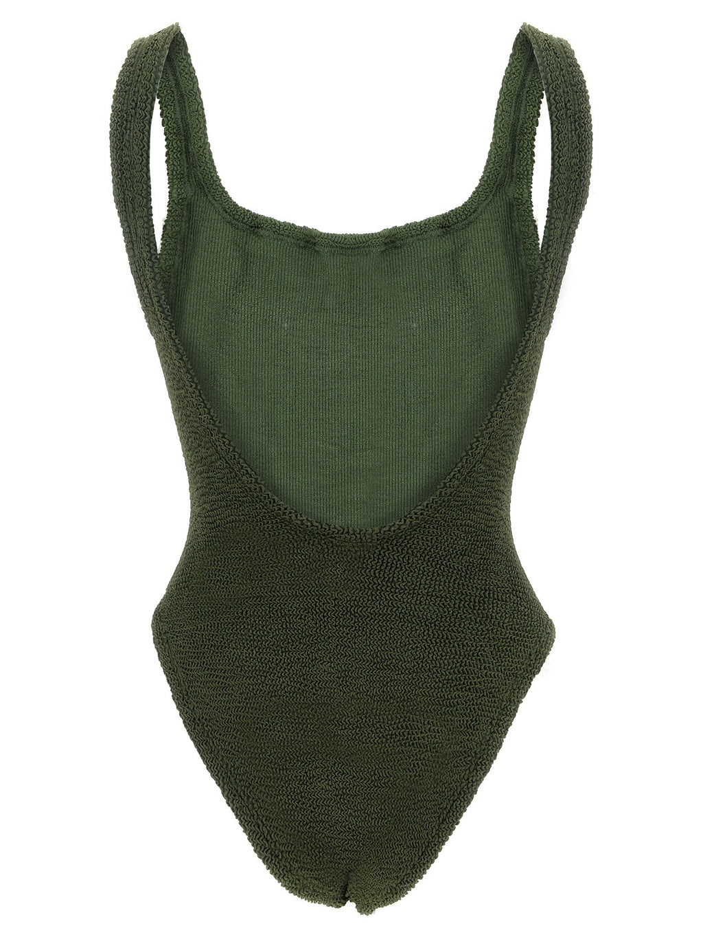 Hunza G Bicolor Polyamide One-Piece Swimsuit