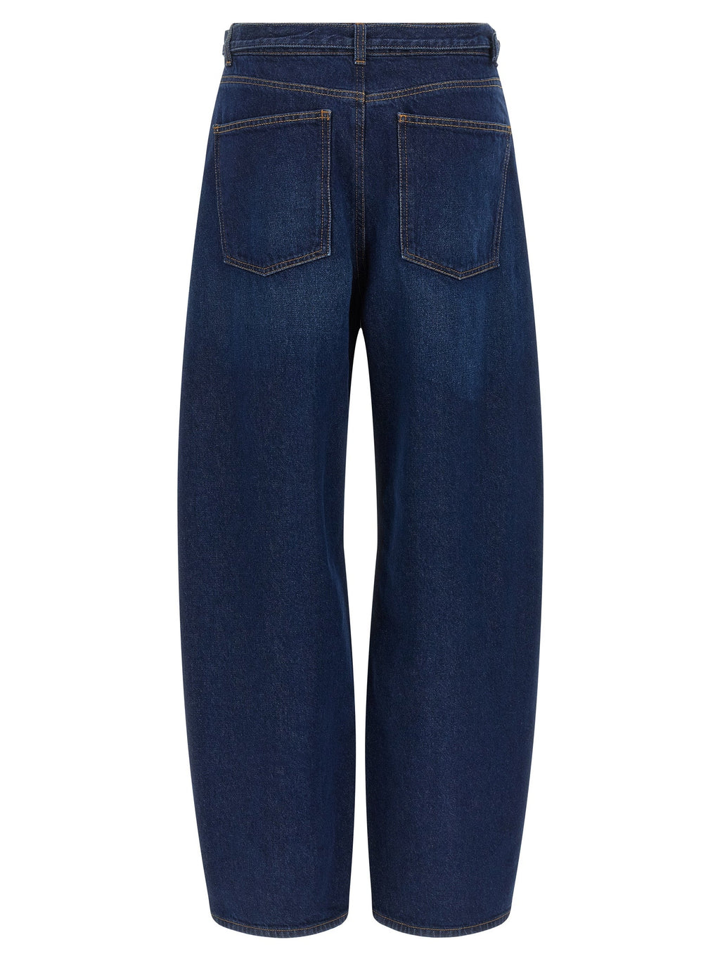 Twinset Blue Cotton High-Waisted Jean