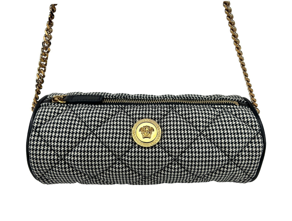 Versace Medusa Quilted Evening Sling Crossbody Bag