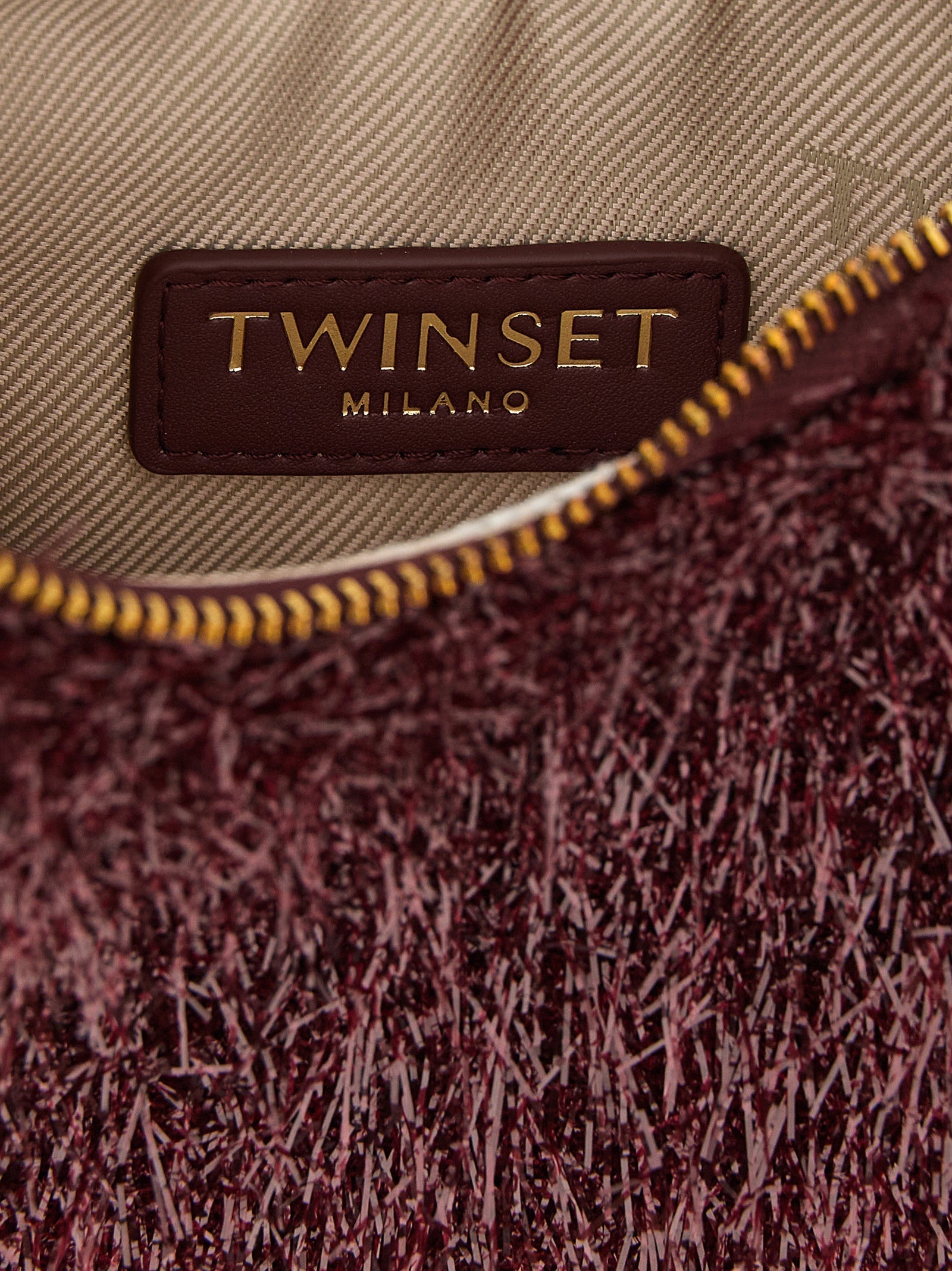 Twinset Bordeaux Polyester Handbag Twinset
