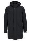 MooRER Blue Wool Parka