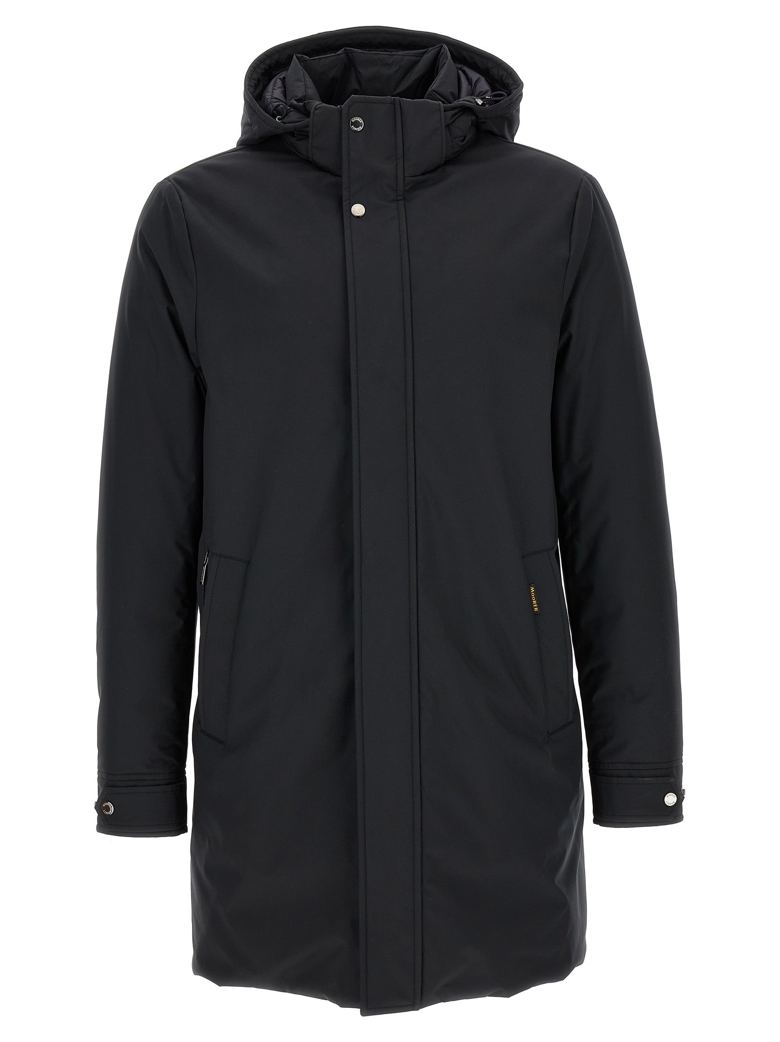 MooRER Blue Wool Parka