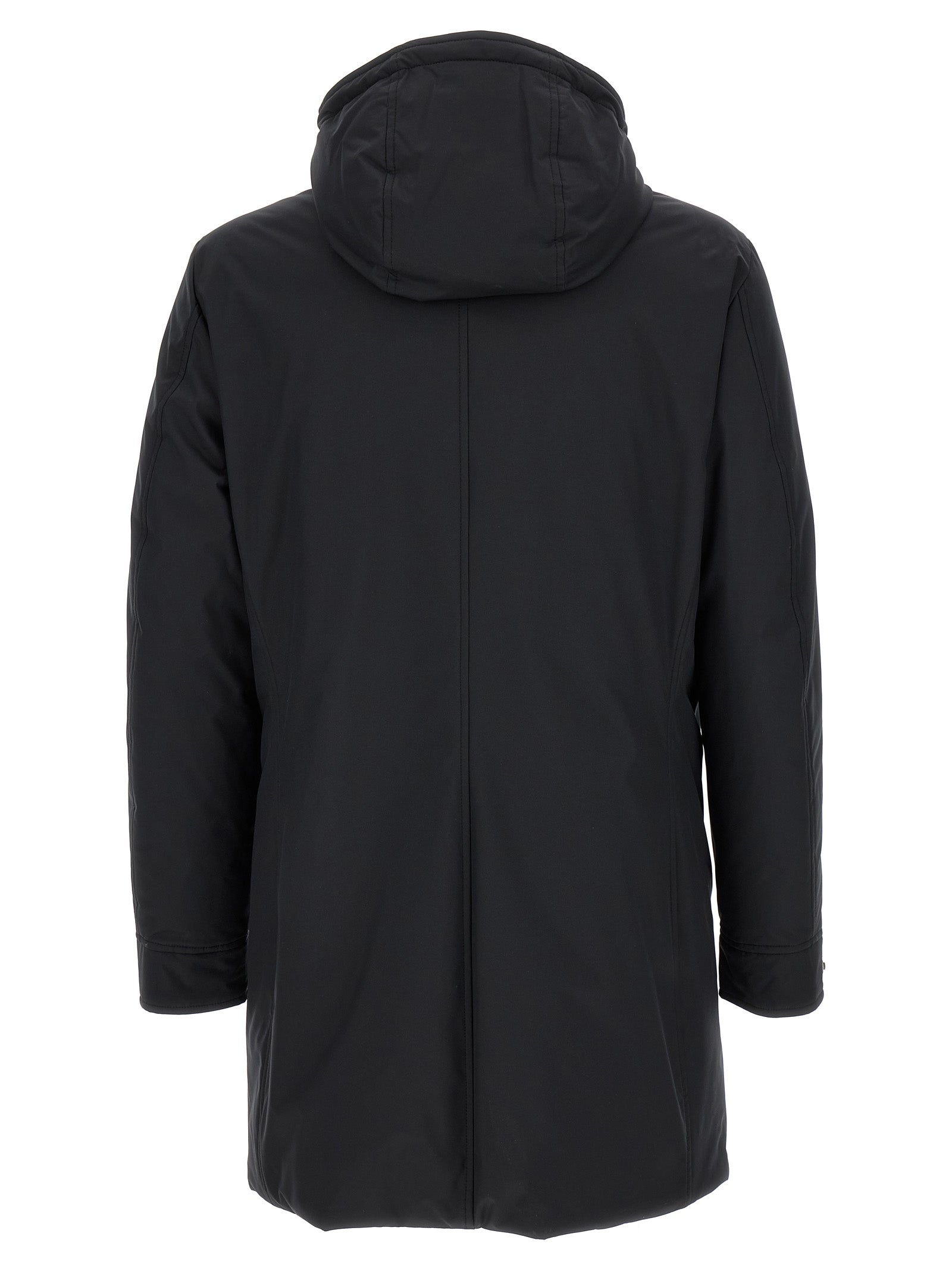 MooRER Blue Wool Parka