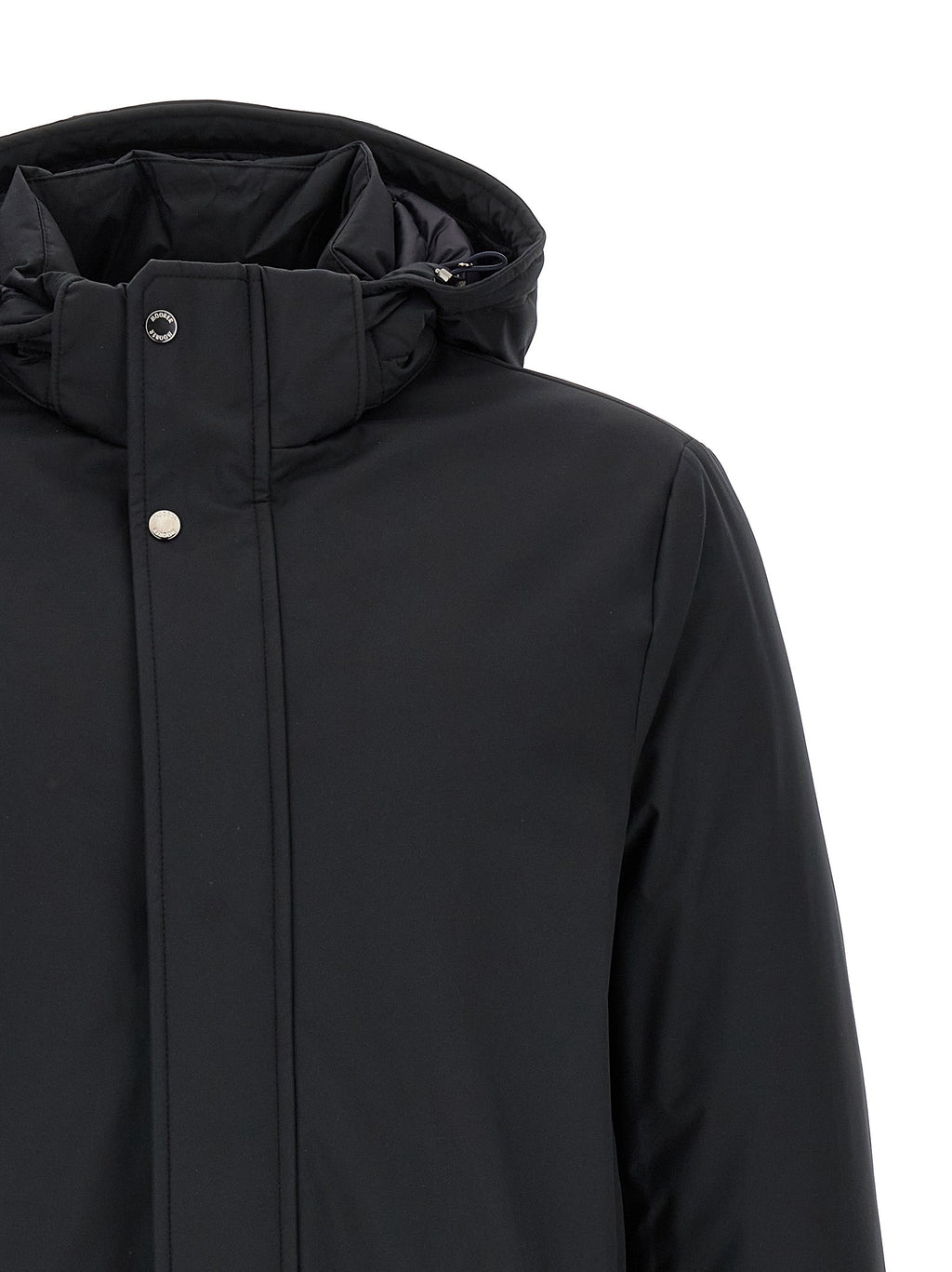 MooRER Blue Wool Parka