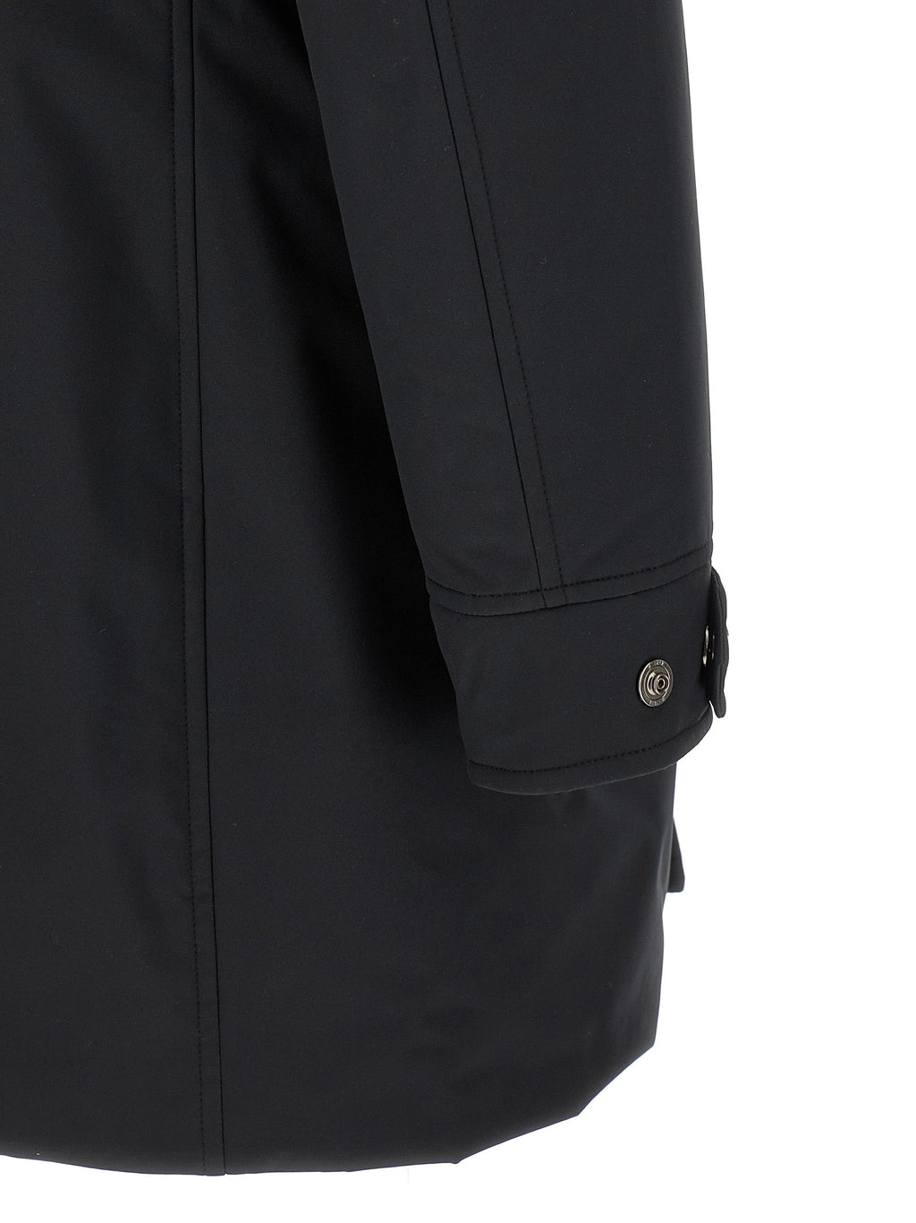 MooRER Blue Wool Parka