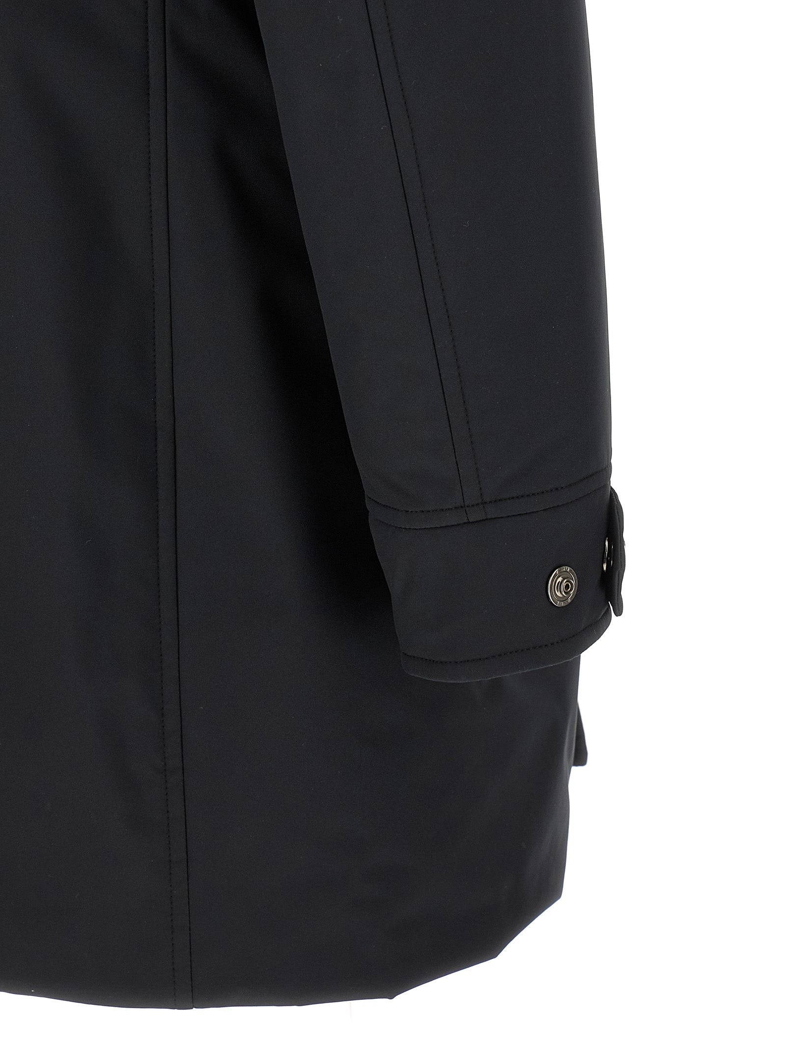 MooRER Blue Wool Parka