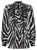 Dolce & Gabbana Bicolor Silk Blouse