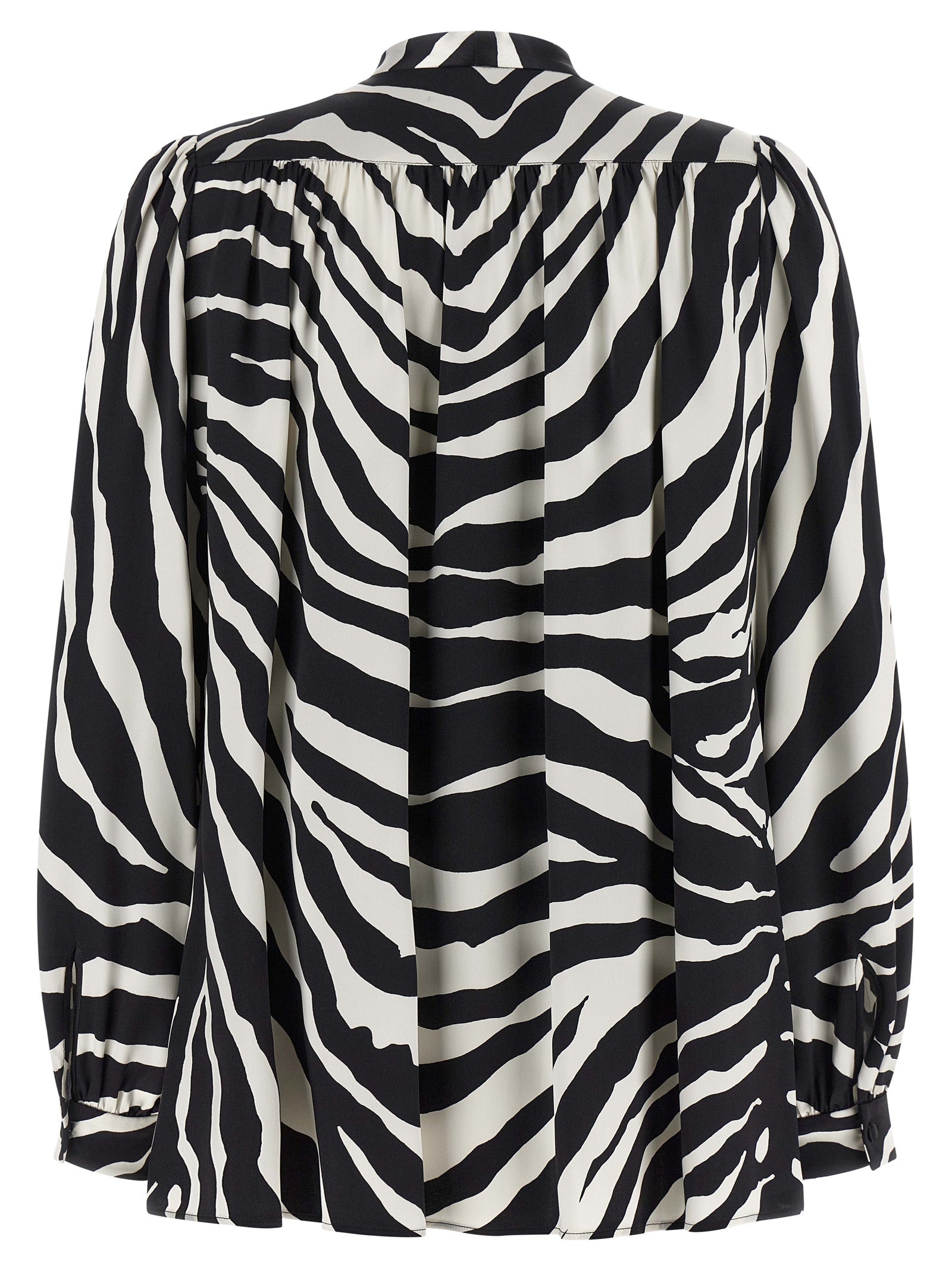 Dolce & Gabbana Bicolor Silk Blouse