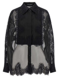 Dolce & Gabbana Black Silk Blouse