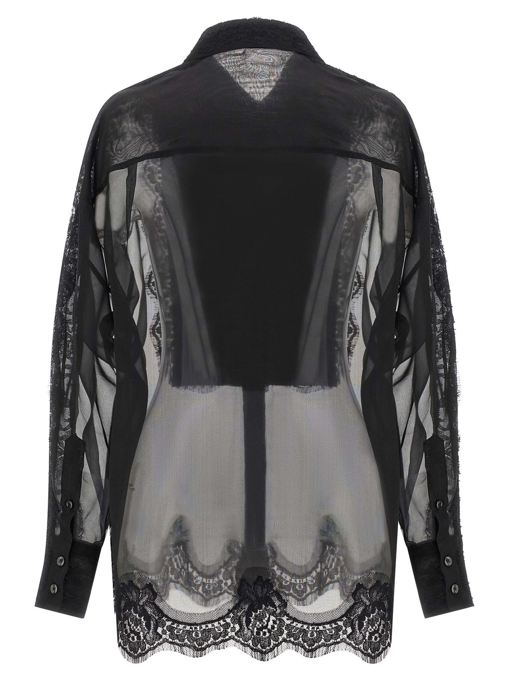Dolce & Gabbana Black Silk Blouse
