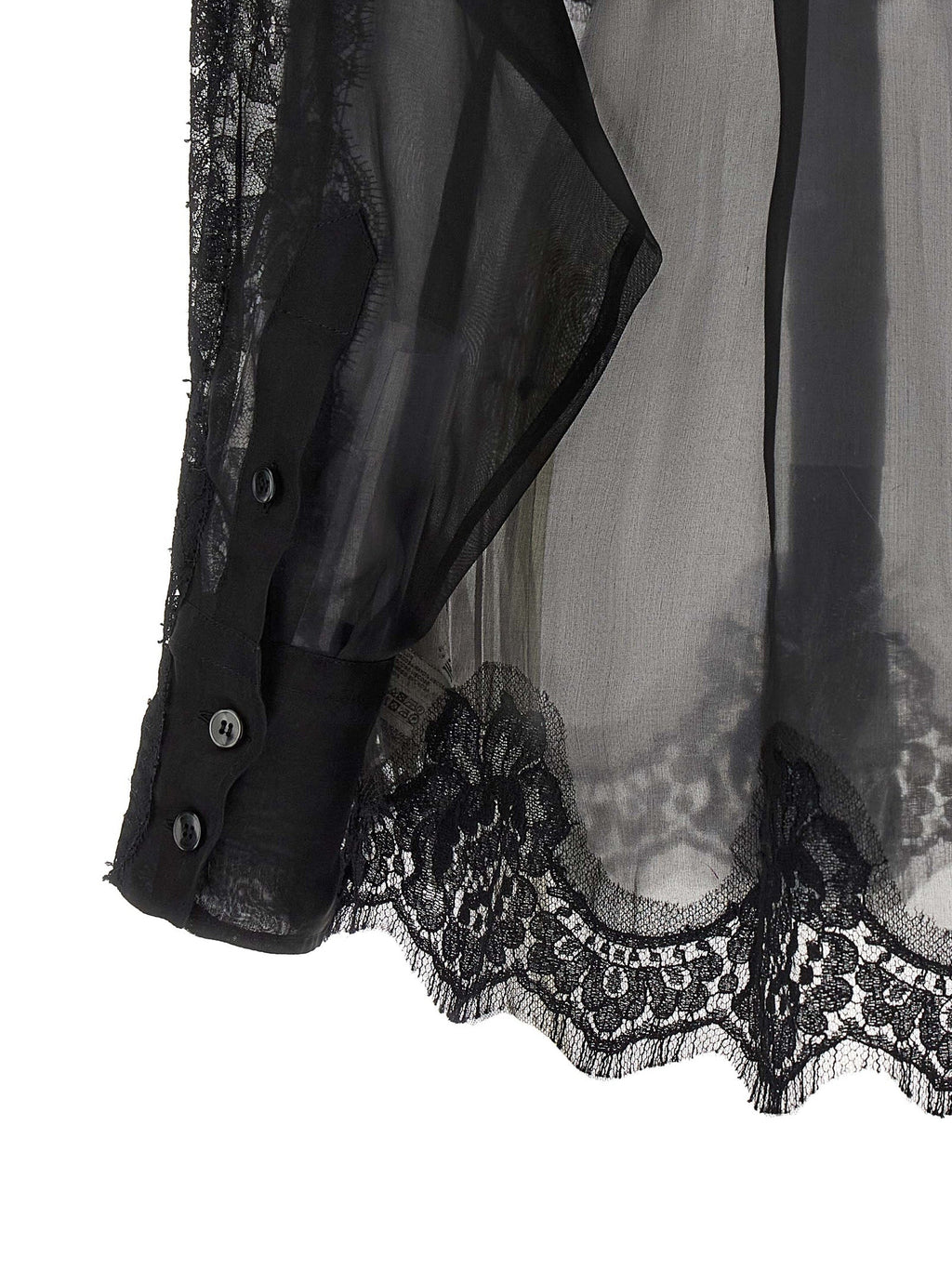 Dolce & Gabbana Black Silk Blouse