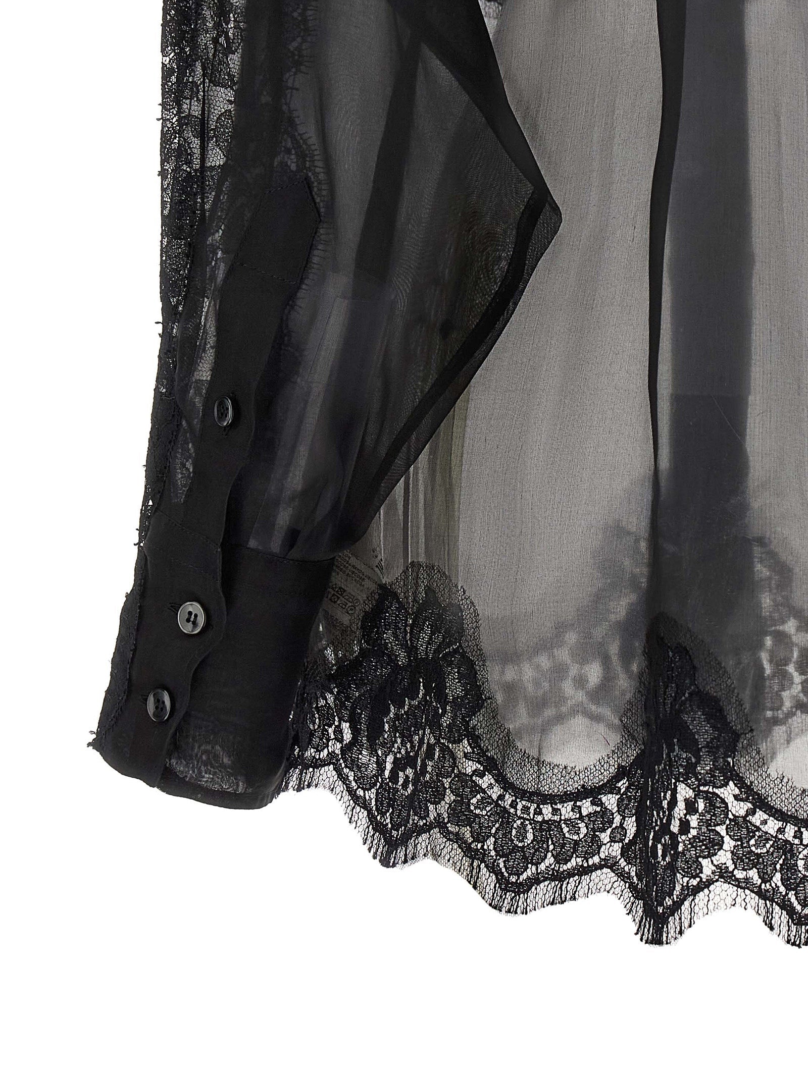 Dolce & Gabbana Black Silk Blouse
