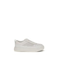 Moncler White Calf Leather Bos Taurus Athletic Sneakers