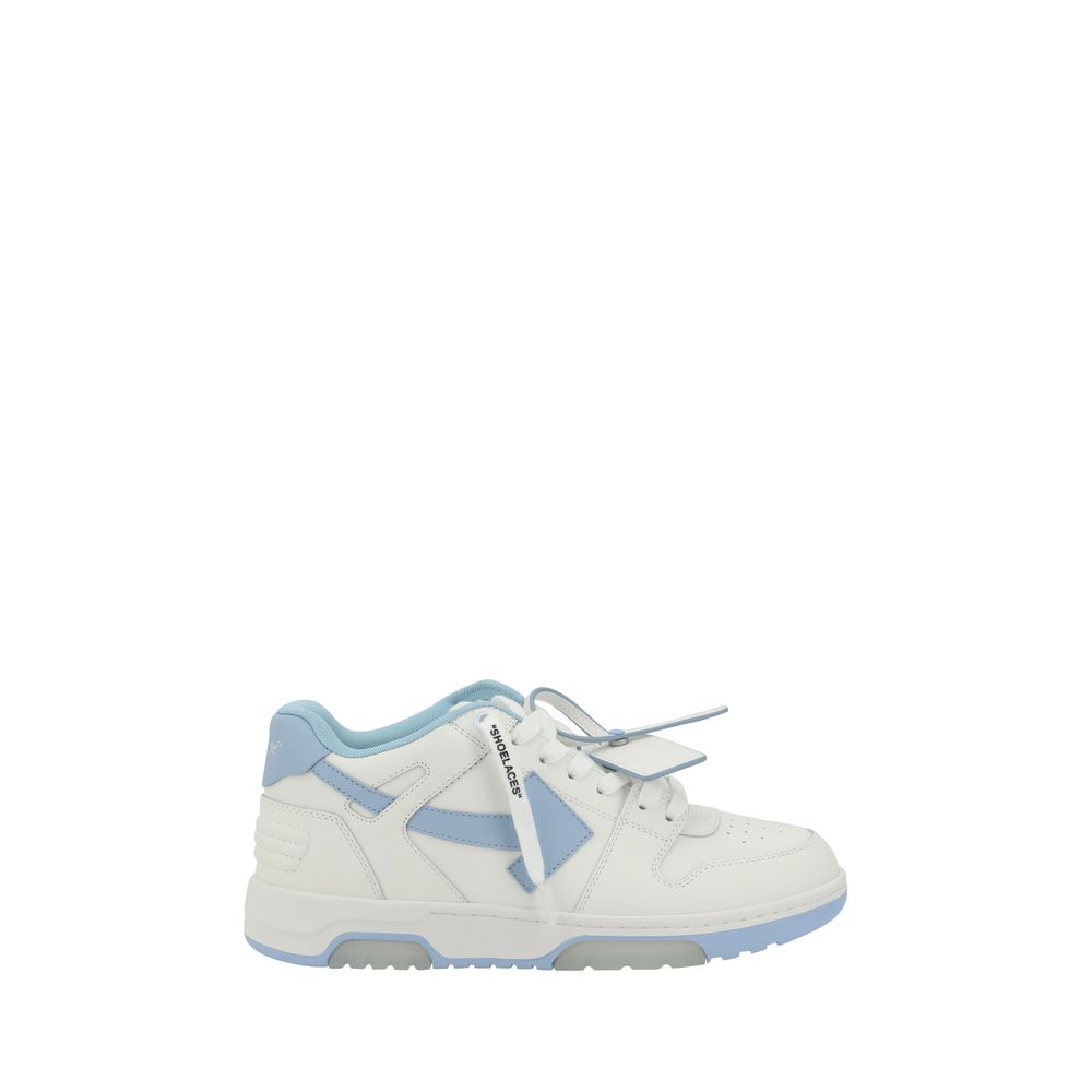 Off-White White Calf Leather Bos Taurus Athletic Sneakers