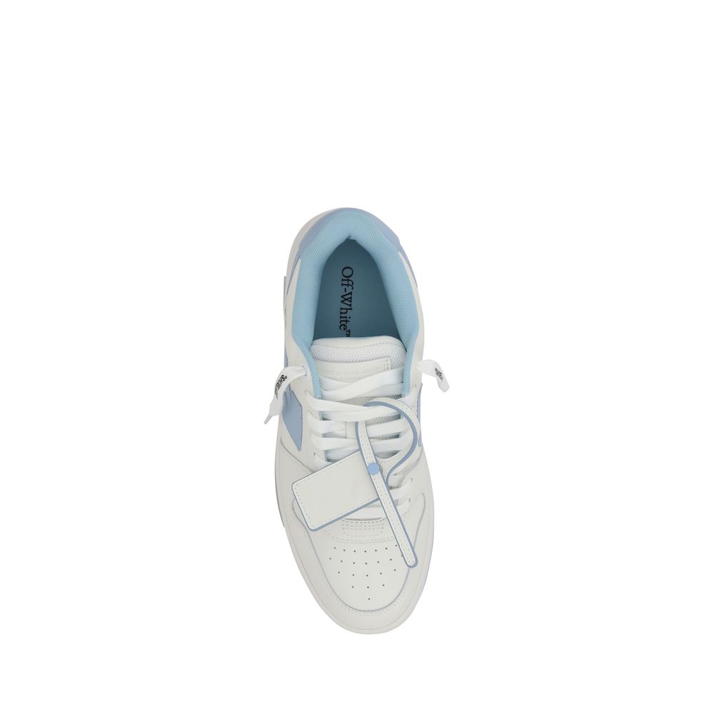Off-White White Calf Leather Bos Taurus Athletic Sneakers
