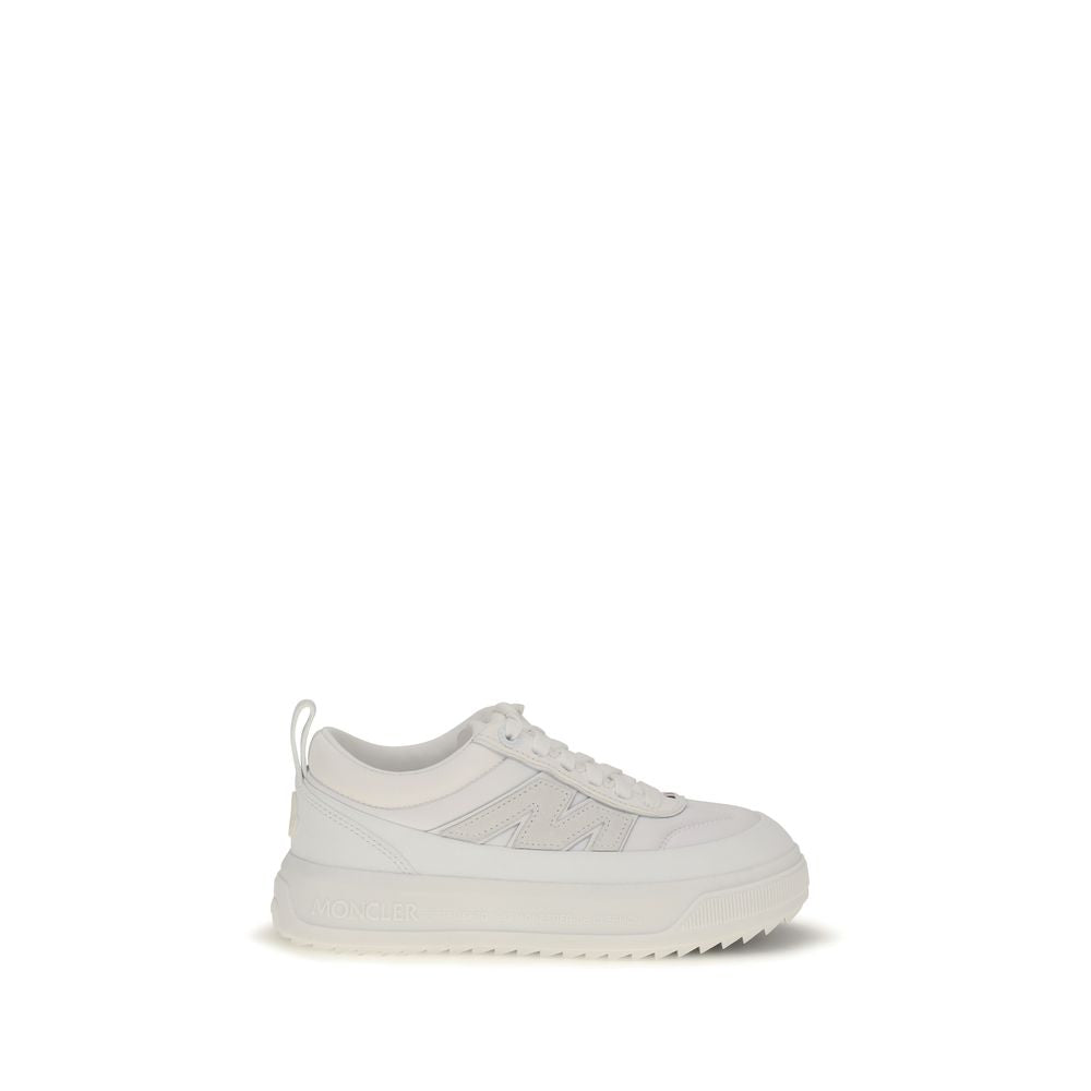 Moncler White Polyamide Athletic Sneakers