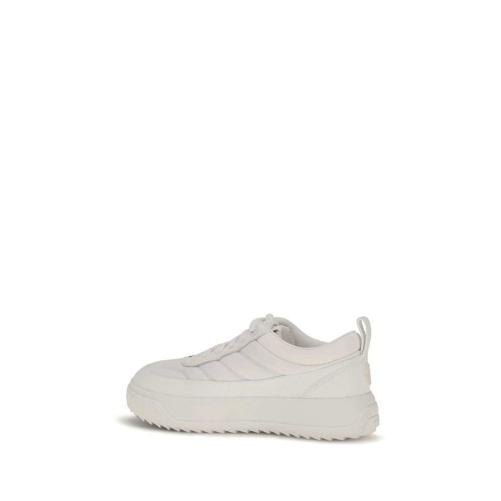 Moncler White Polyamide Athletic Sneakers