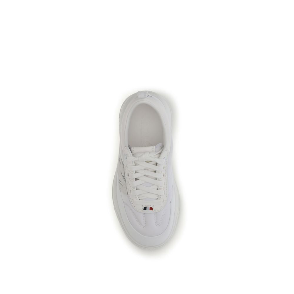 Moncler White Polyamide Athletic Sneakers