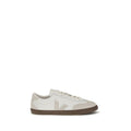 Veja White Calf Leather Bos Taurus Sneakers
