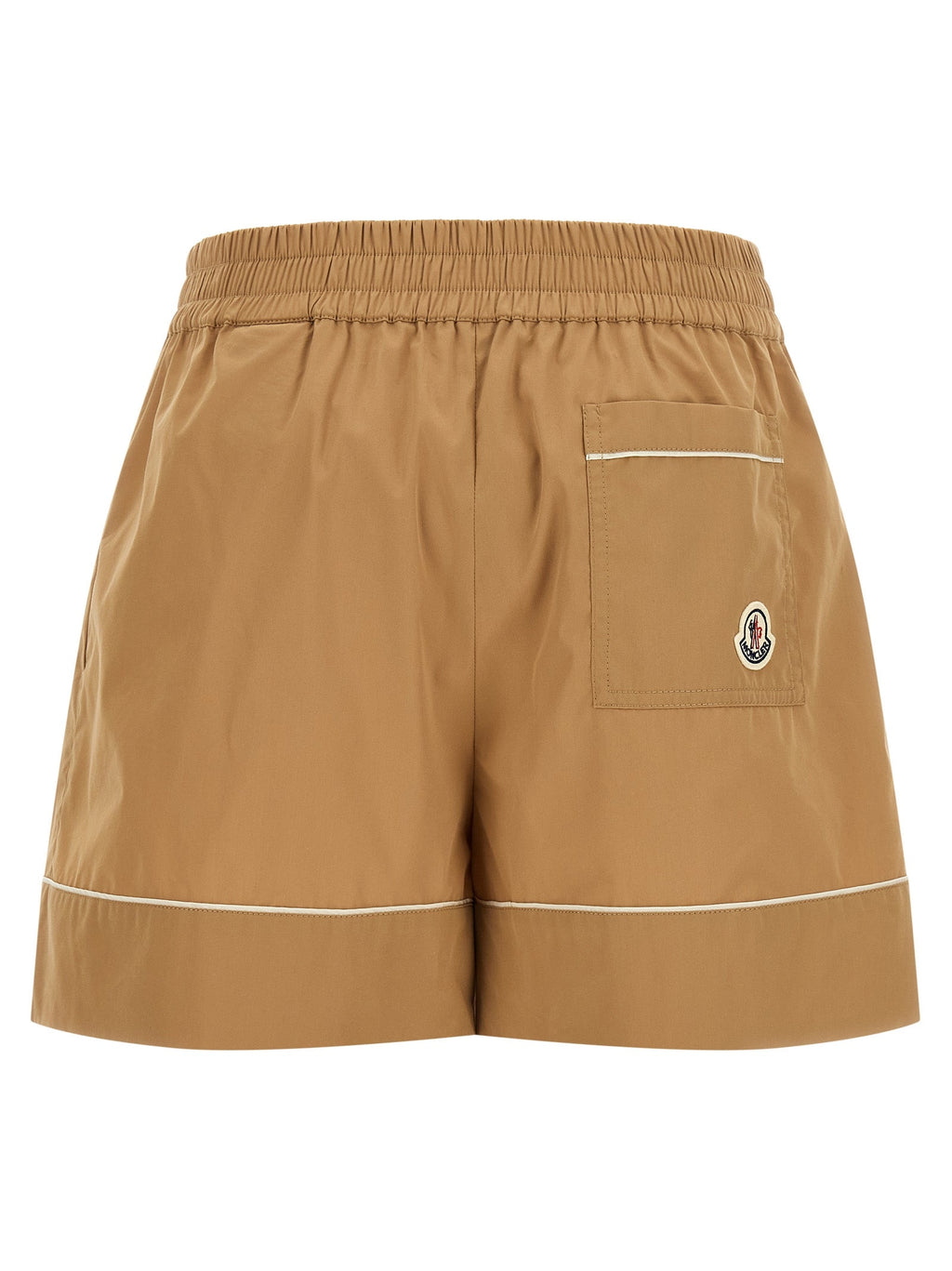 Moncler Beige Nylon Bermuda Shorts