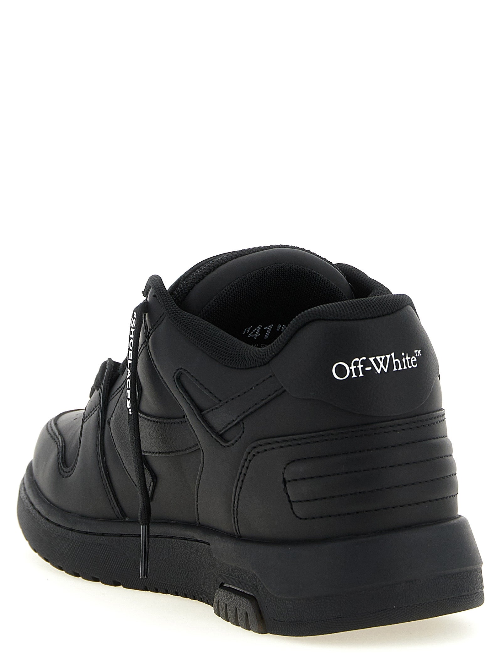 Off-White Bicolor Calfskin Low Top Sneakers