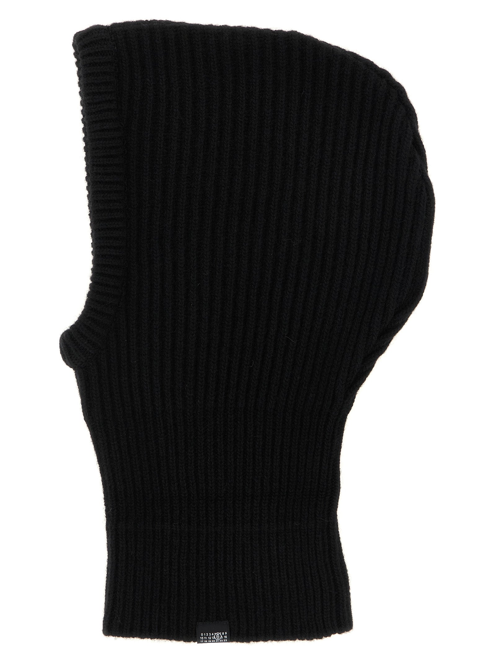 MM6 Maison Margiela Black Wool Hat