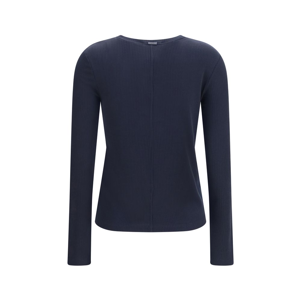 Max Mara Blue Lyocell Sweatshirt
