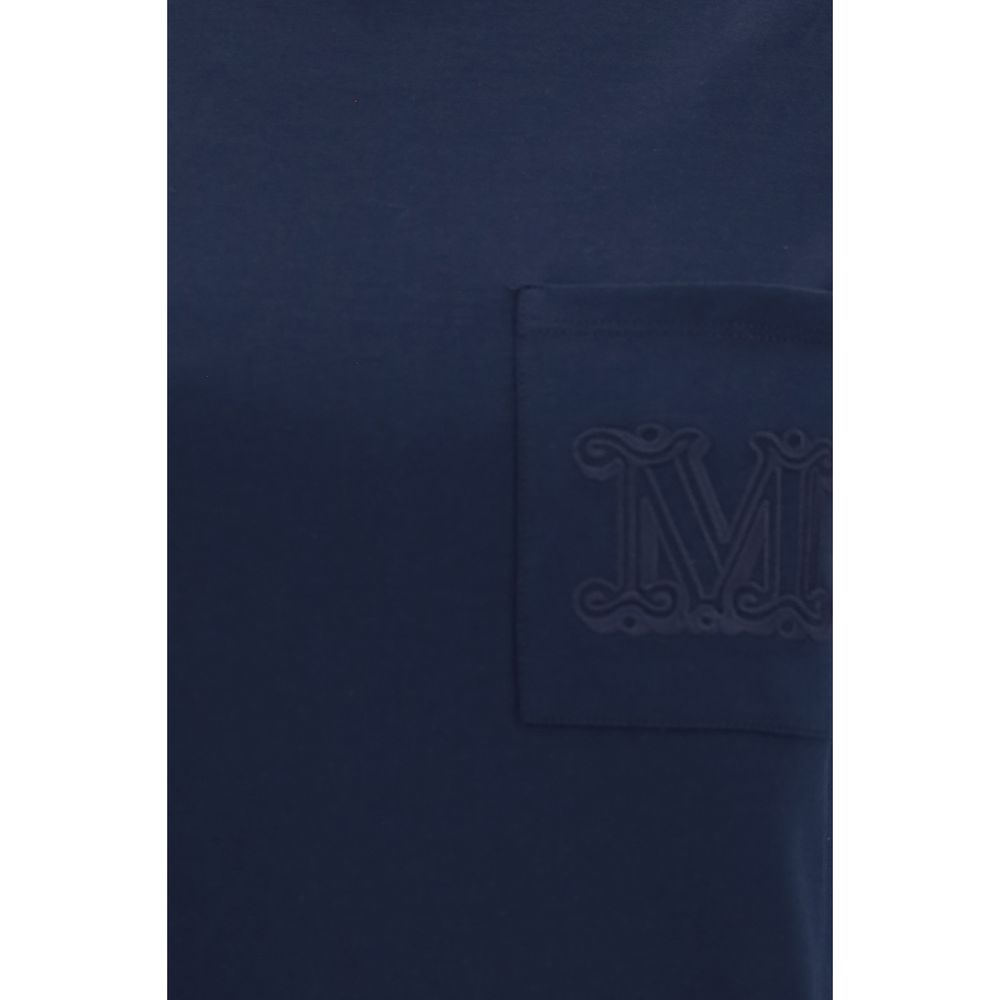 Max Mara Blue Cotton Sportswear