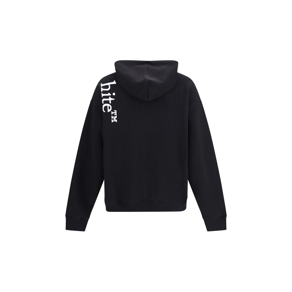 Off-White Black Cotton Sweatshirt