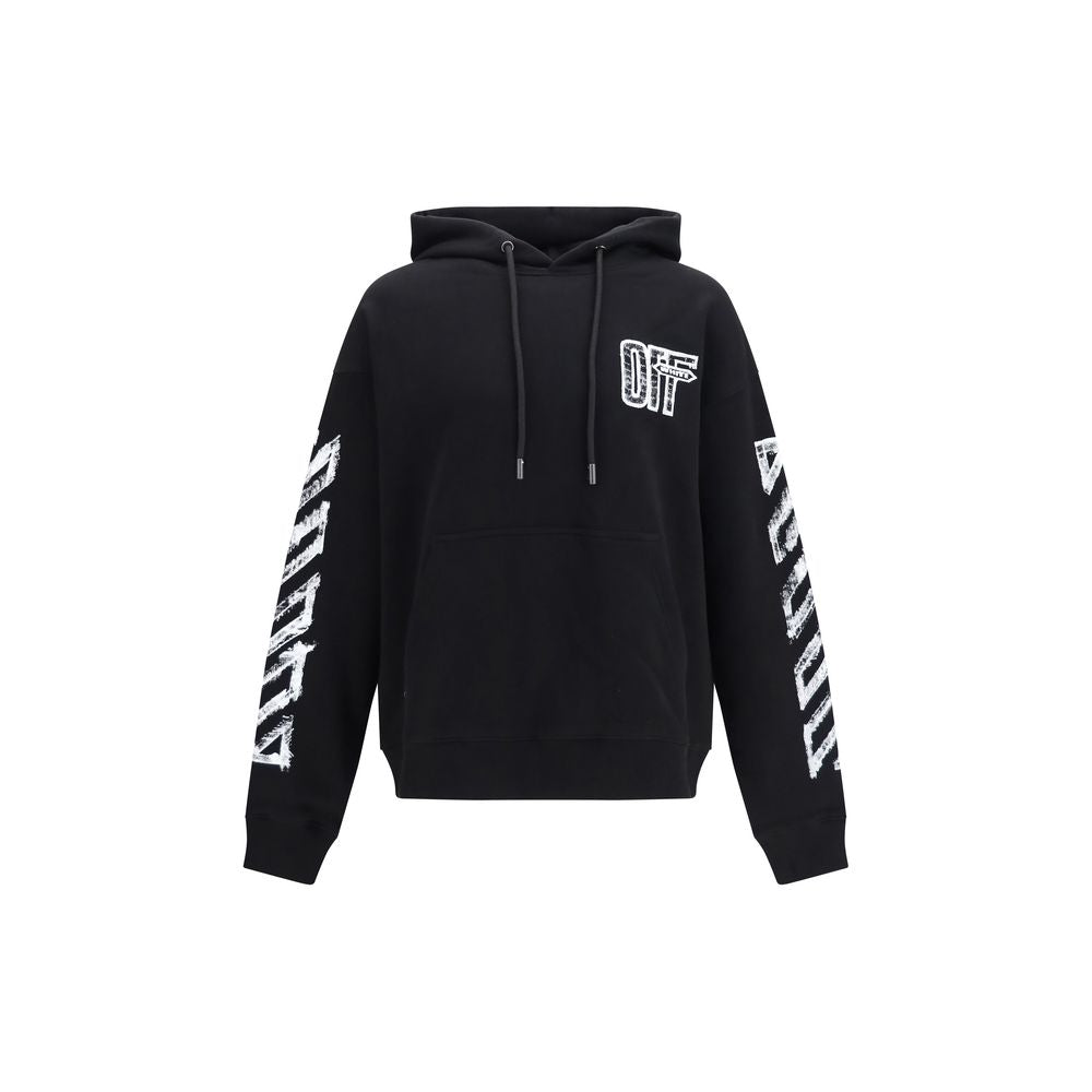 Off-White Black Cotton Sweatshirt