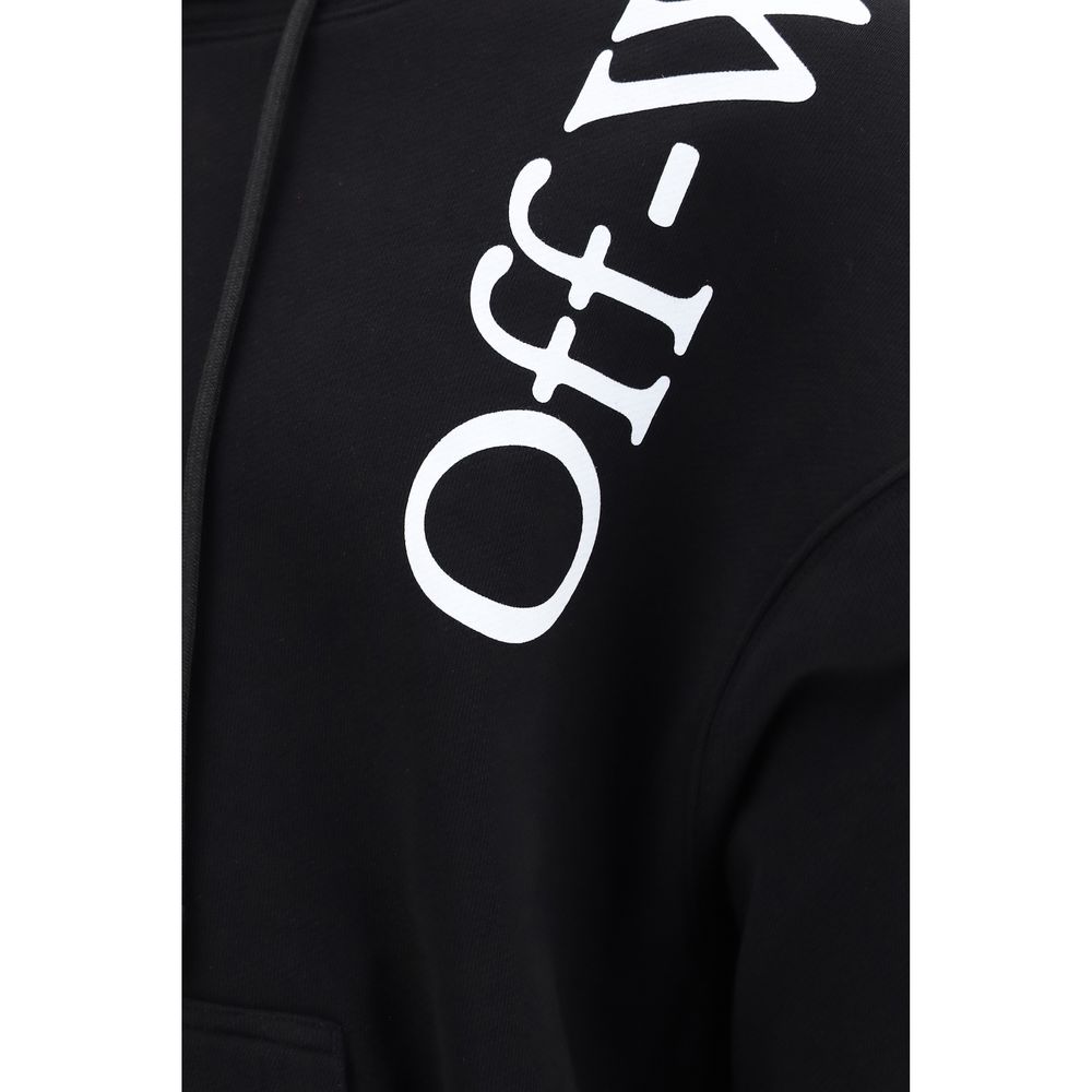 Off-White Black Cotton Sweatshirt