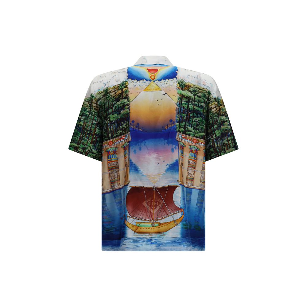 Casablanca Multicolor Silk Pattern Shirt