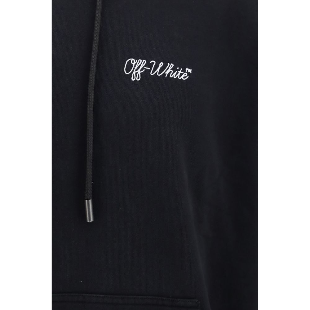 Off-White Black Cotton Sweatshirt