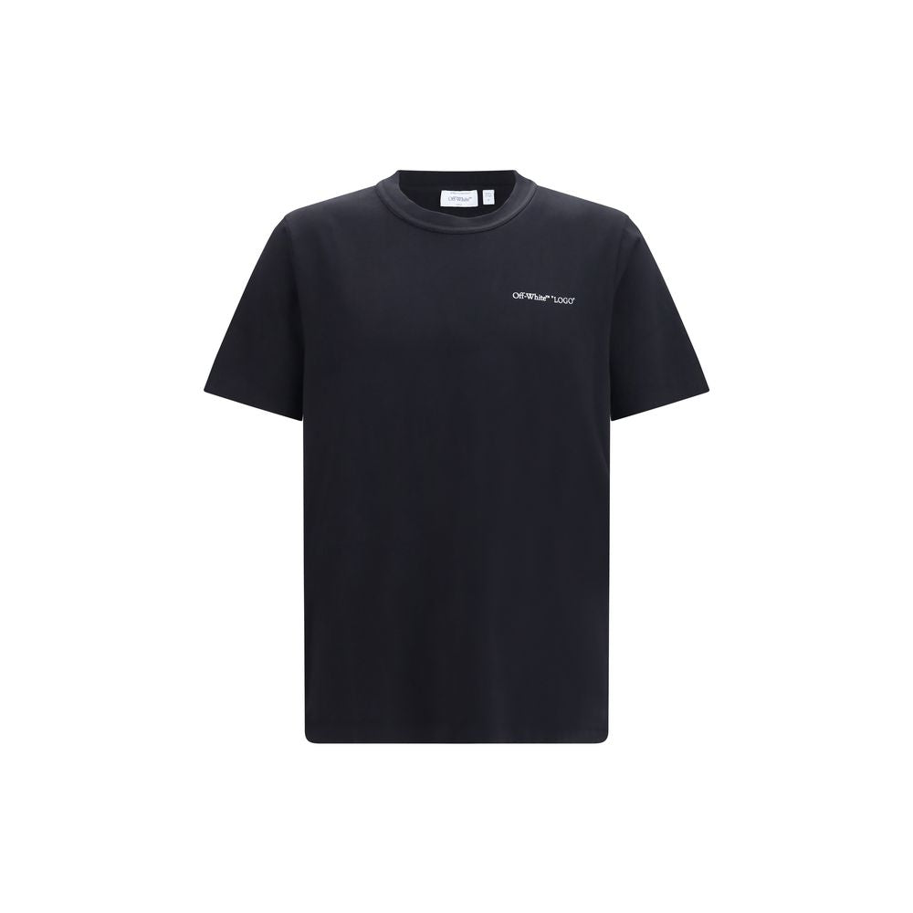 Off-White Black Cotton T-Shirt