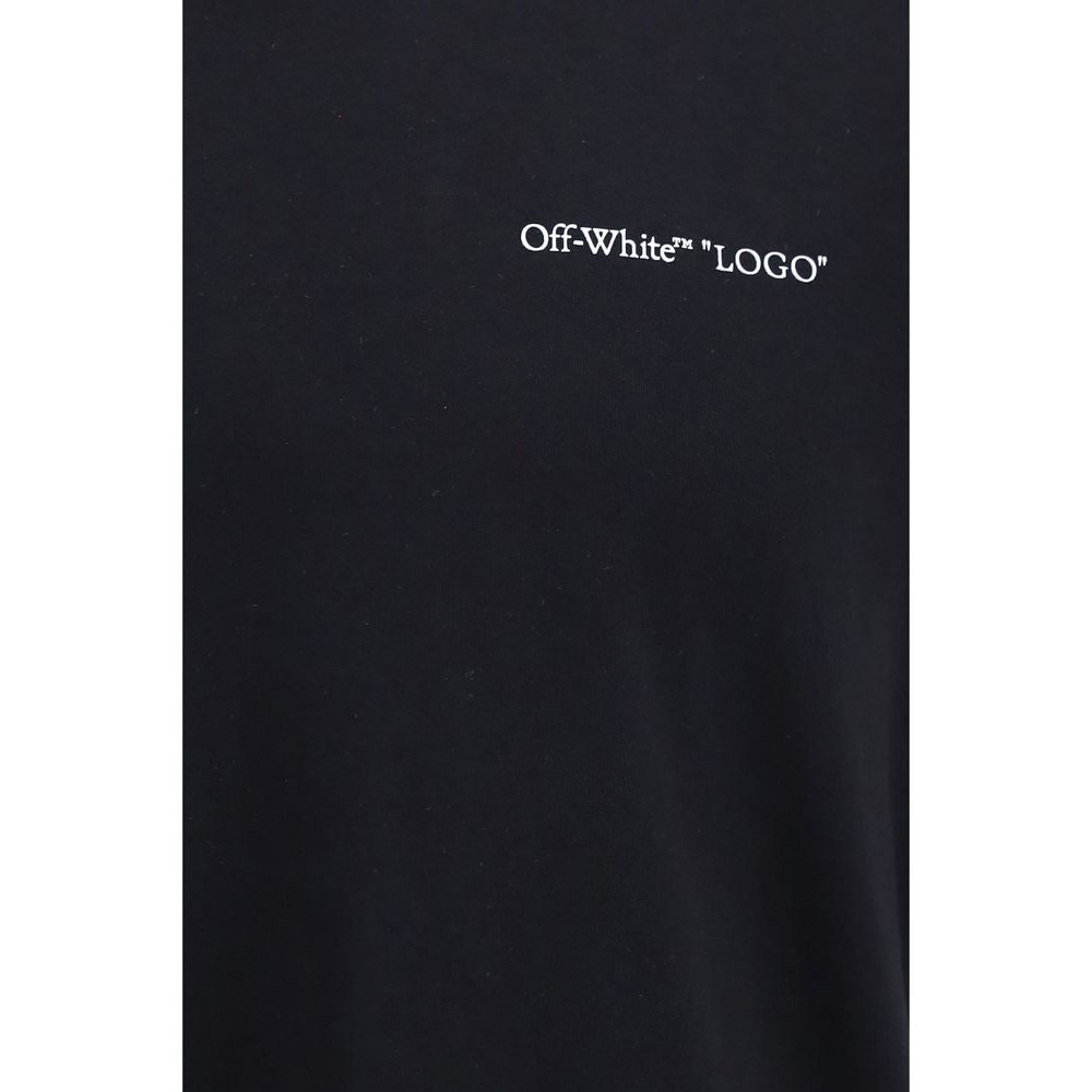 Off-White Black Cotton T-Shirt