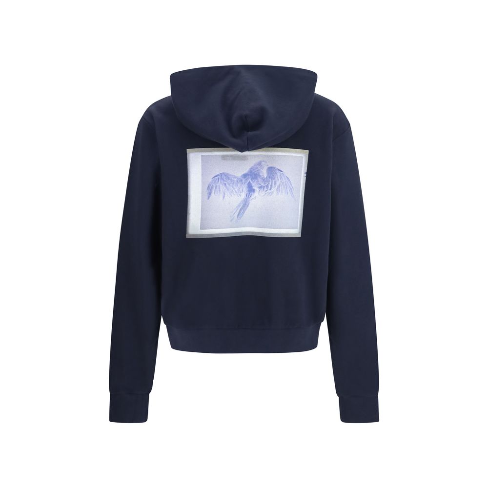 Maison Margiela Blue Cotton Sweatshirt